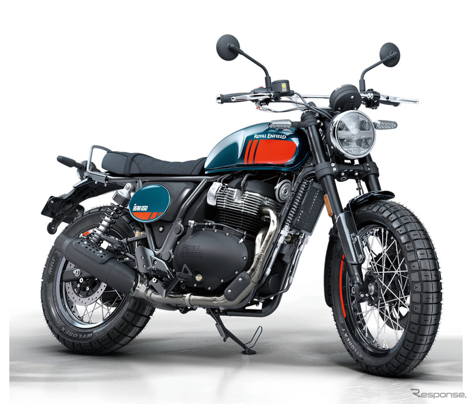 ロイヤルエンフィールド『ベア650』ペトロール・グリーン(Petrol Green)《写真提供 ピーシーアイ》
