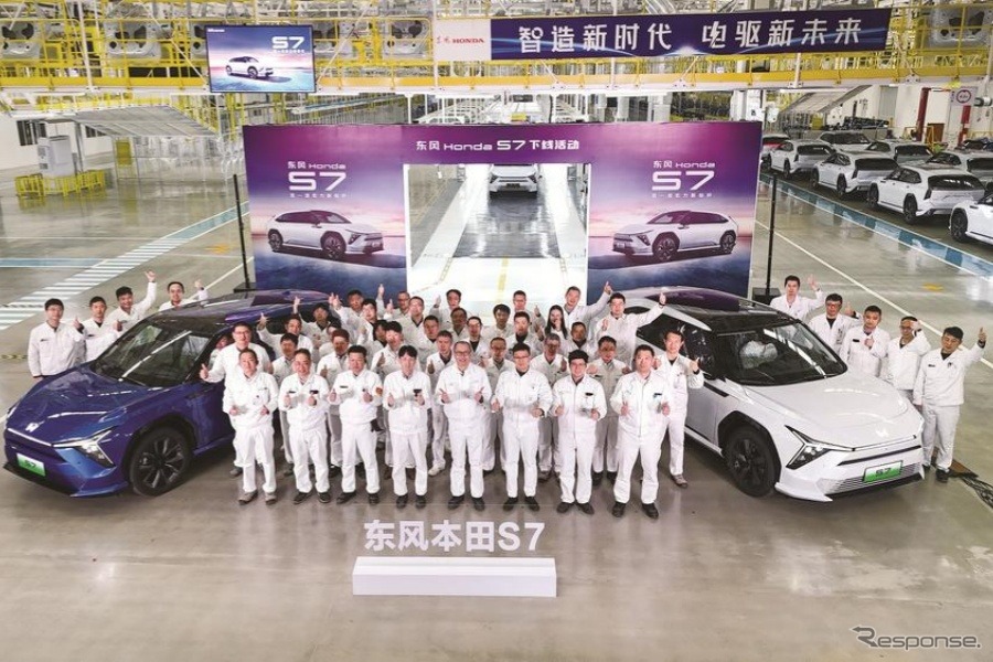 東風ホンダが新型EV『S7』生産開始《photo by Honda》