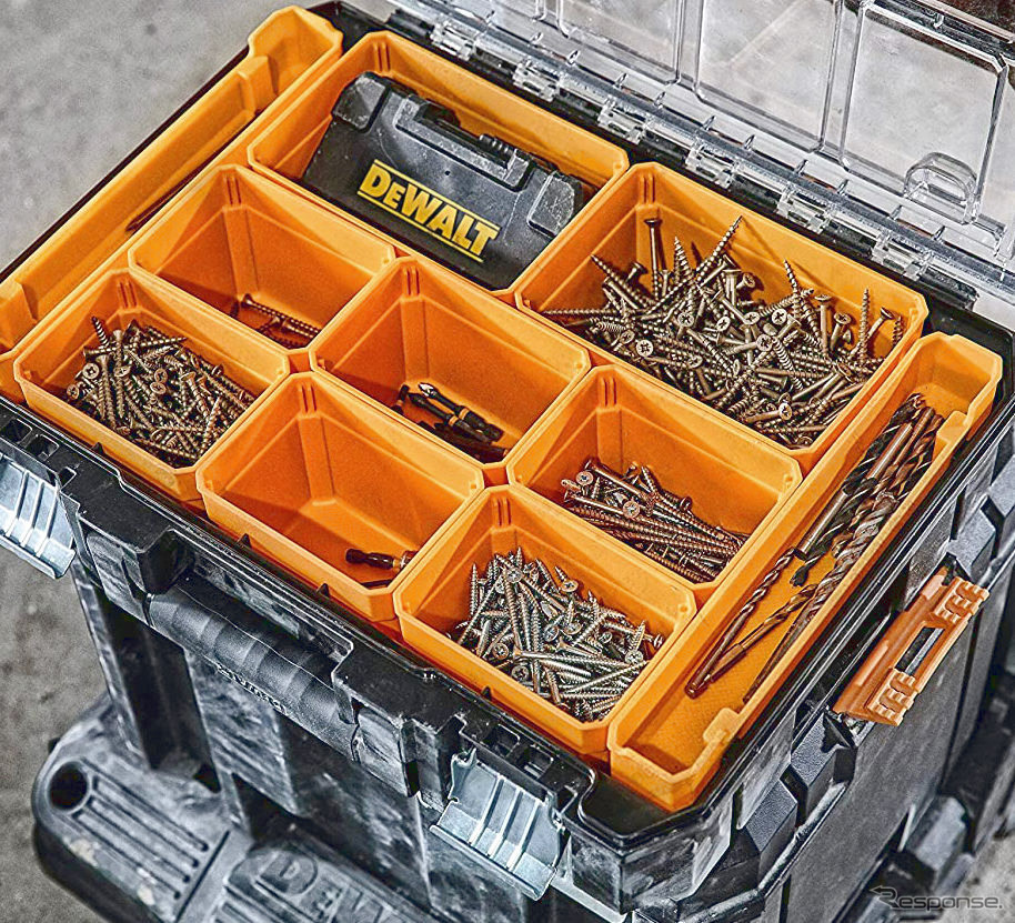 DEWALT×McLaren F1チーム TSTAKタワー《写真提供 スタンレー ブラック・アンド・デッカー》