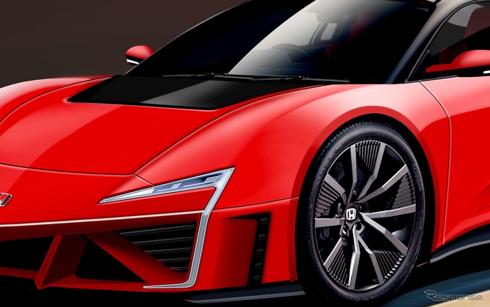 ホンダ NSX 次期型の予想CG《APOLLO NEWS SERVICE》