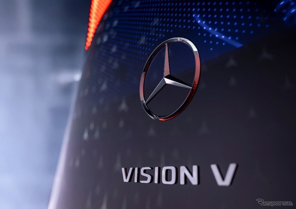 メルセデスベンツの次世代バンのコンセプトカー『Vision V』のティザー《photo by Mercedes-Benz》