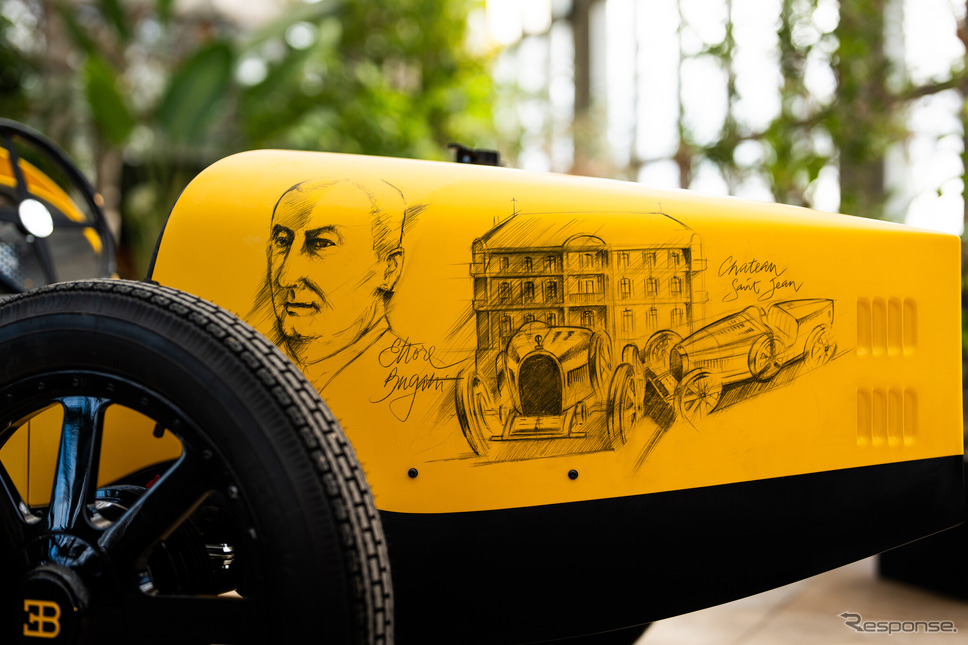電動ミニカー「ブガッティ・ベビーII」のワンオフモデル《photo by Bugatti》