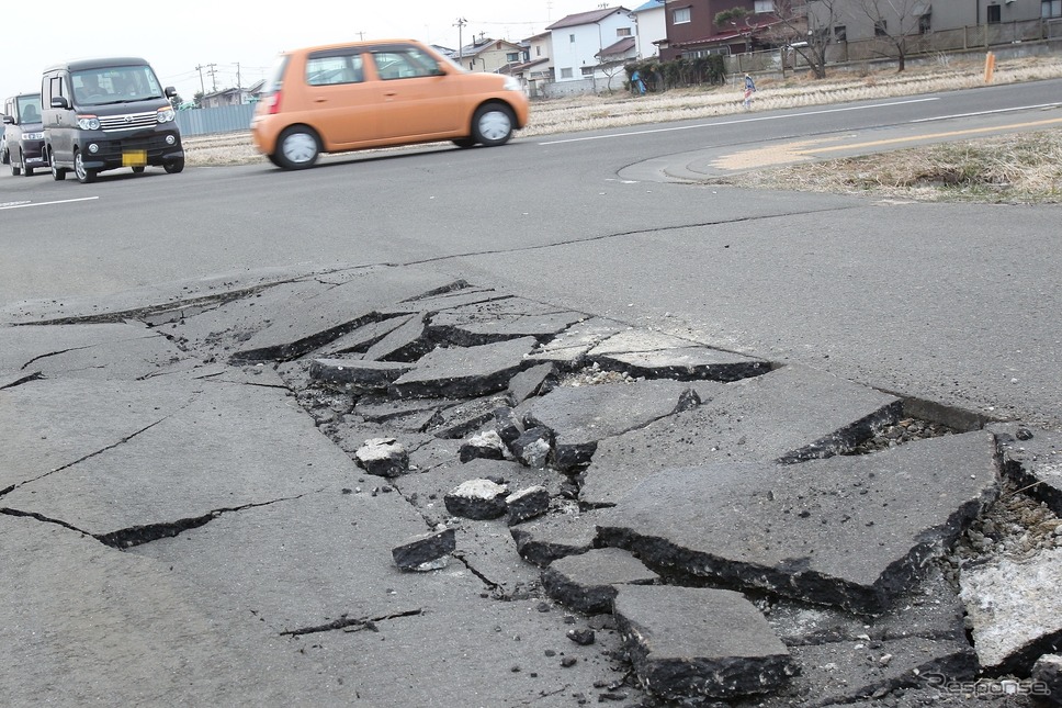 2011年3月、仙台市《Photo by Kiyoshi Ota/Getty Images News/ゲッティイメージズ》
