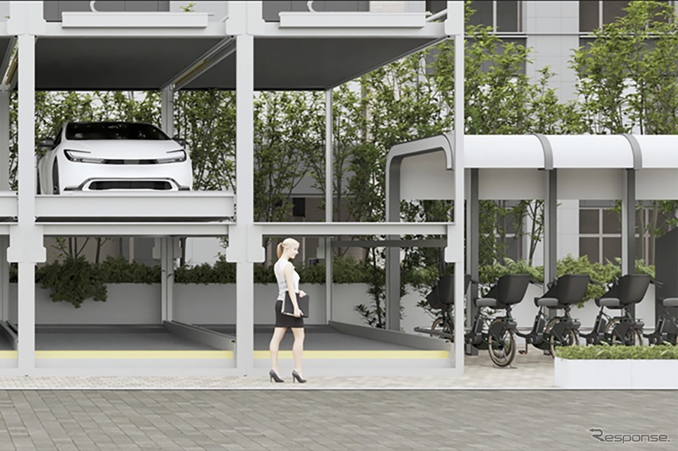 パナソニックの集合住宅向けEV充電サービス「Resi-Charge(レジチャージ)」《画像提供 パナソニック》