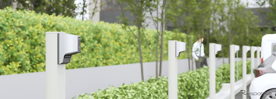 パナソニックの集合住宅向けEV充電サービス「Resi-Charge(レジチャージ)」《画像提供 パナソニック》