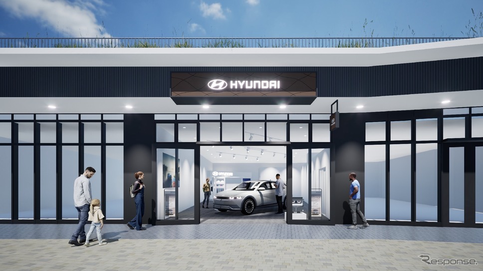 「Hyundai Citystore 福岡」の7完成イメージ《写真提供 ヒョンデモビリティジャパン》