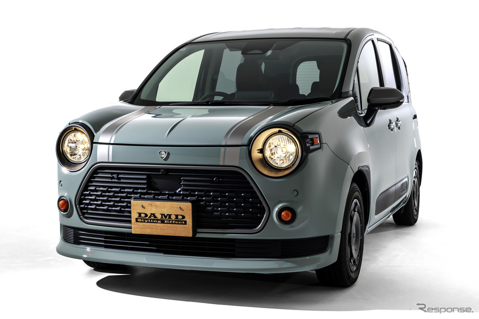 スライドドアの丸目で可愛いミニバンへ…ダムドからトヨタ『シエンタ』用ボディキットが登場《画像提供 ダムド》