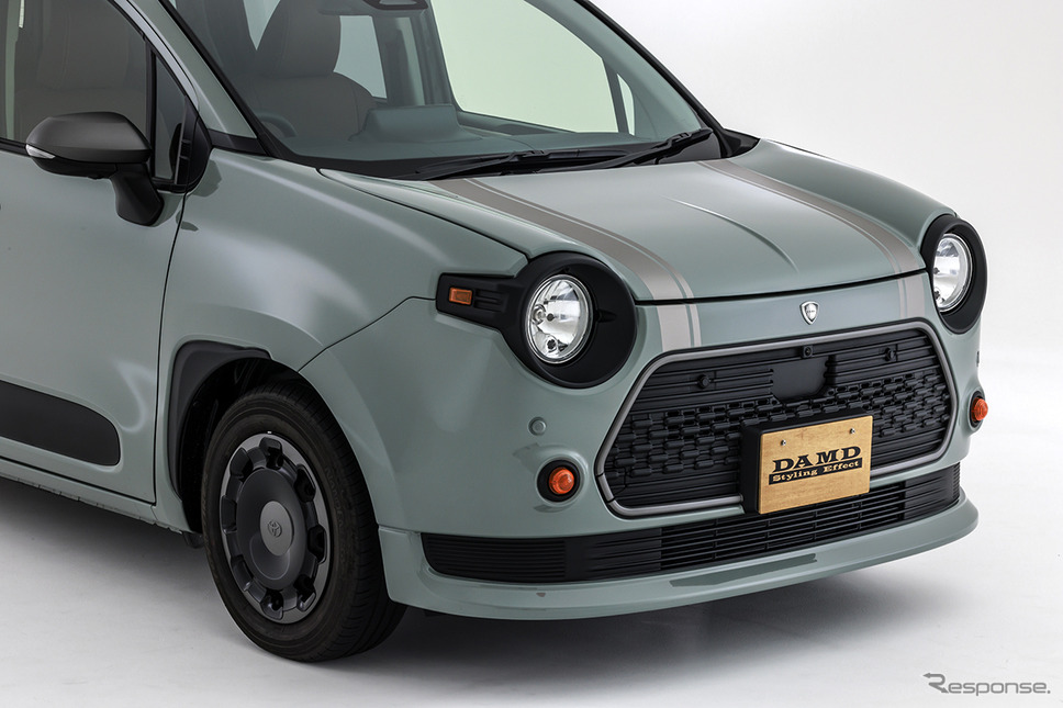 スライドドアの丸目で可愛いミニバンへ…ダムドからトヨタ『シエンタ』用ボディキットが登場《画像提供 ダムド》