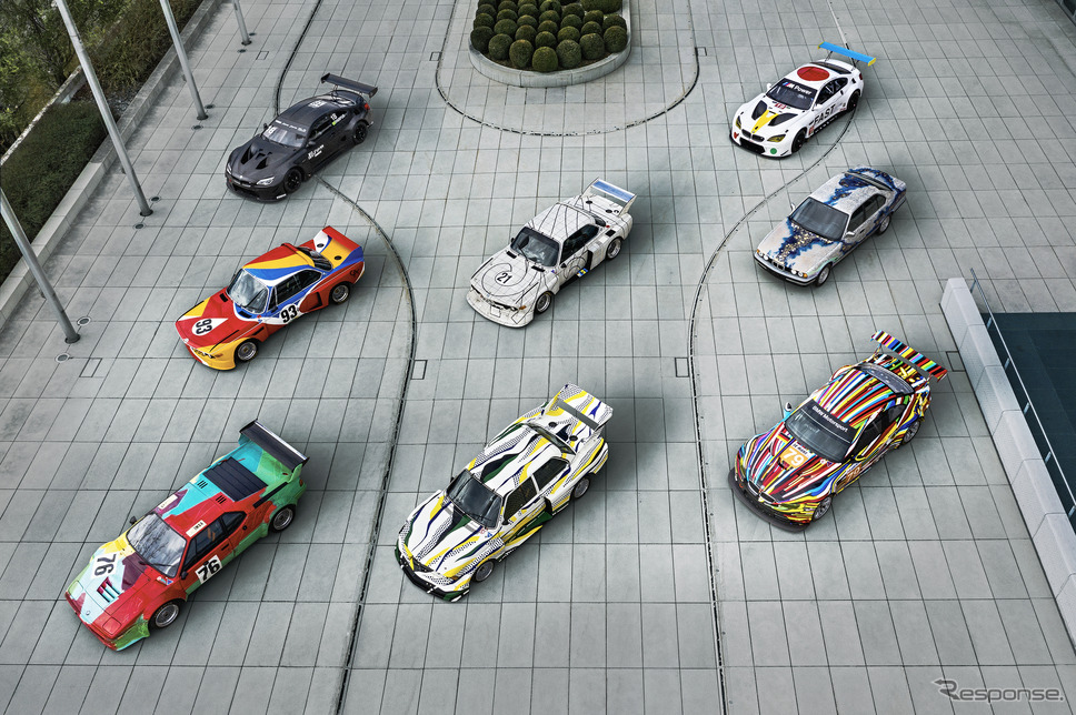 BMWの「アートカー」《photo by BMW》