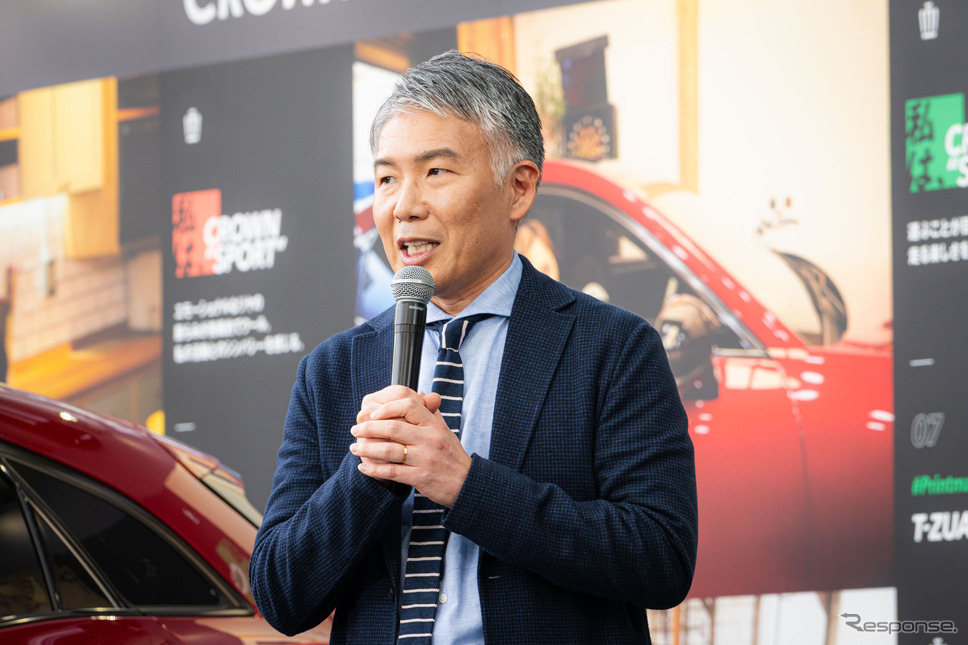 クラウンチーフエンジニア 清水竜太郎氏《写真提供 トヨタPR事務局》