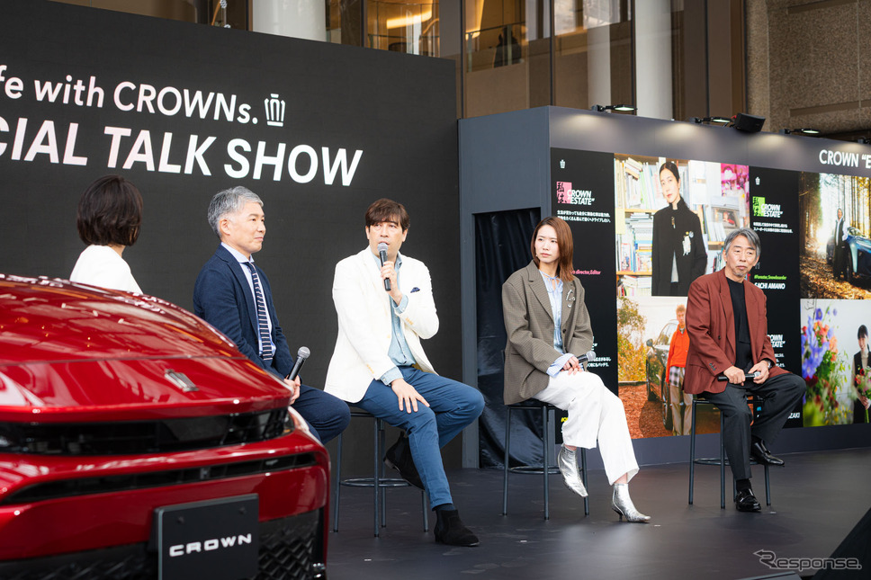 トヨタ クラウンエステート発売にあたり開催された「Discover Your Way Life with CROWNsイベント」《写真提供 トヨタPR事務局》