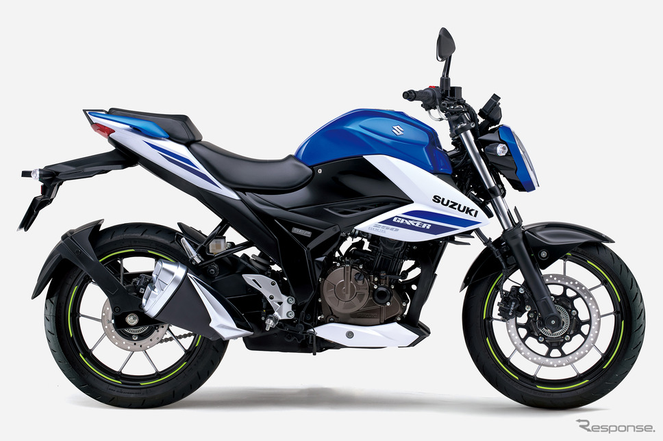 スズキ ジクサー250(トリトンブルーメタリック/パールグレッシャーホワイト)《写真提供 スズキ》