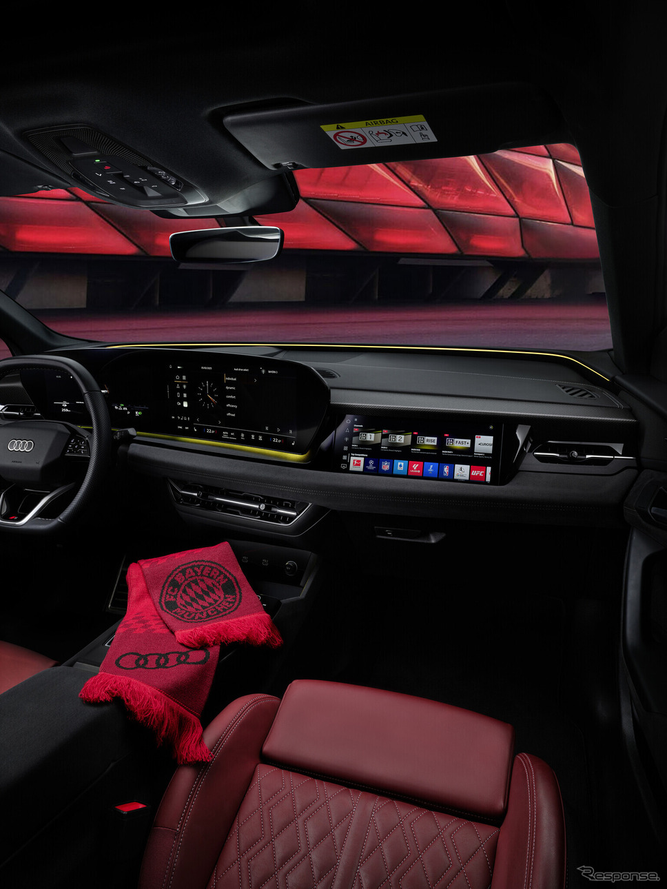 アウディが車載ディスプレイでスポーツストリーミング「DAZN」視聴可能に《photo by Audi》