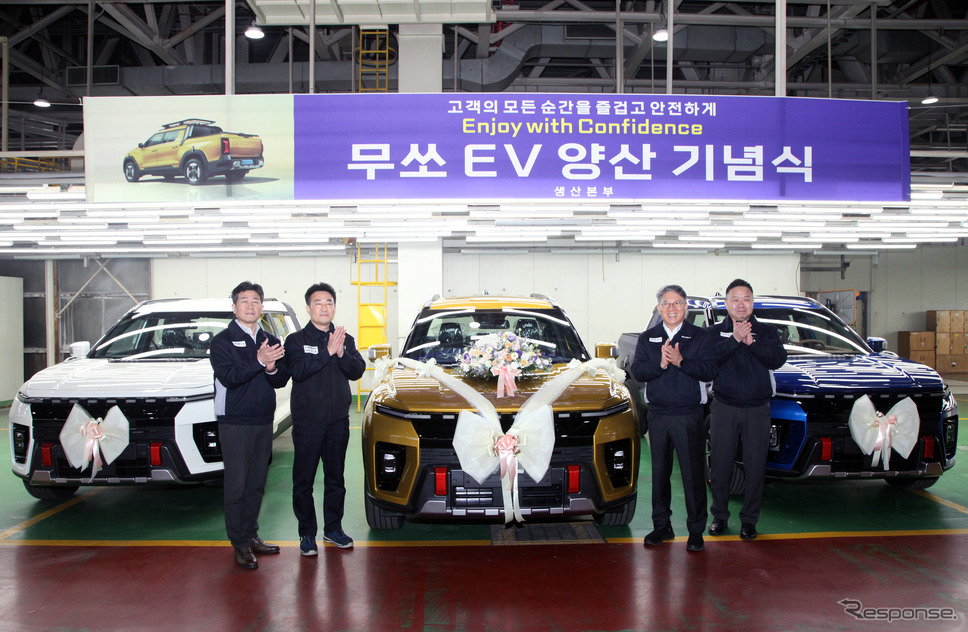 KGMが韓国初の電動ピックアップトラック『ムッソEV』を量産開始《photo by KGM》