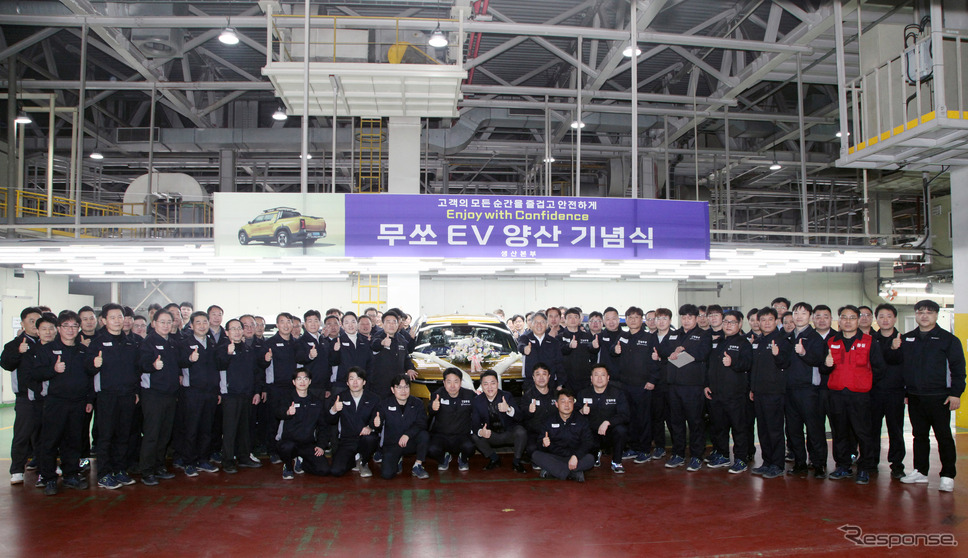 KGMが韓国初の電動ピックアップトラック『ムッソEV』を量産開始《photo by KGM》