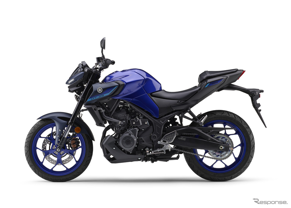 ヤマハ MT-25 ABS(ディープパープリッシュブルーメタリックC)《写真提供 ヤマハ発動機》