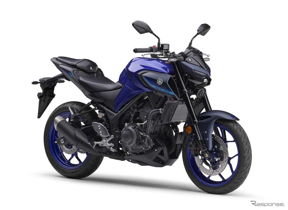 ヤマハ MT-03 ABS(ディープパープリッシュブルーメタリックC)《写真提供 ヤマハ発動機》