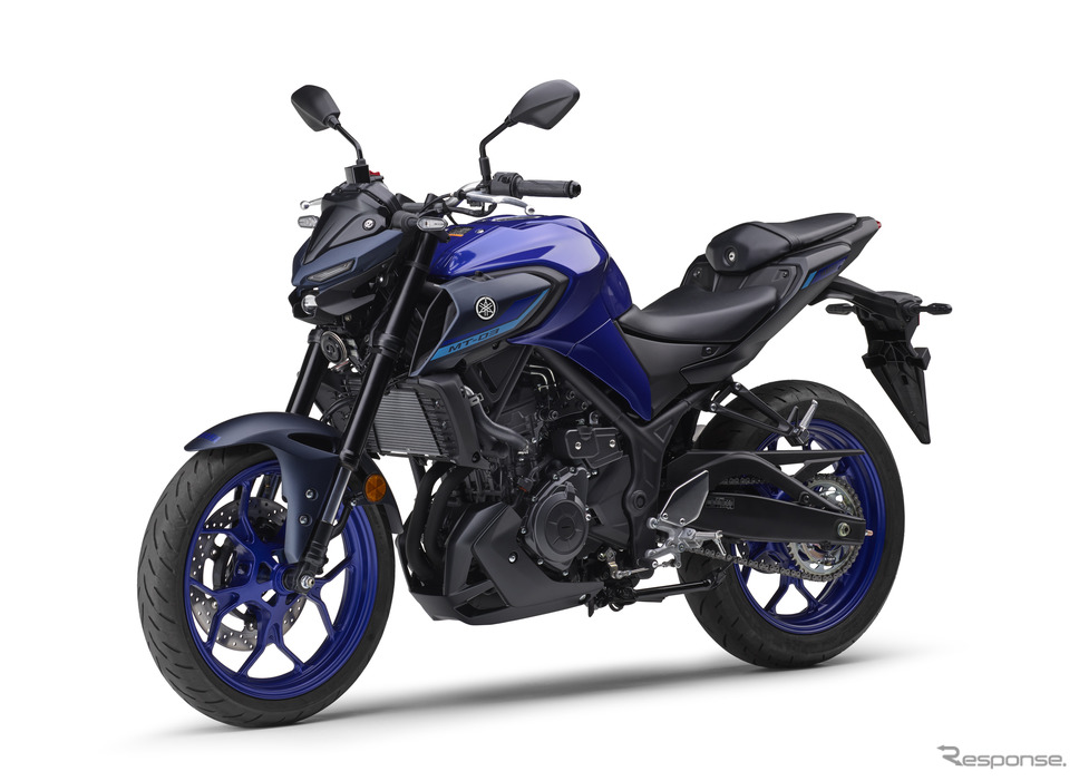 ヤマハ MT-03 ABS(ディープパープリッシュブルーメタリックC)《写真提供 ヤマハ発動機》