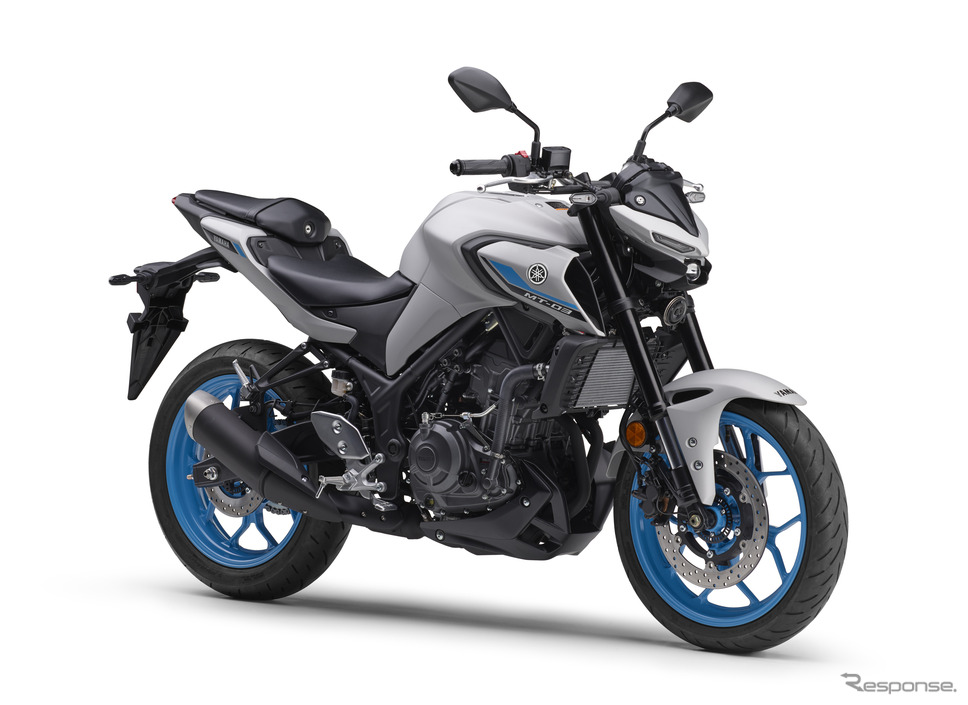 ヤマハ MT-03 ABS(マットライトグレーメタリック4)《写真提供 ヤマハ発動機》