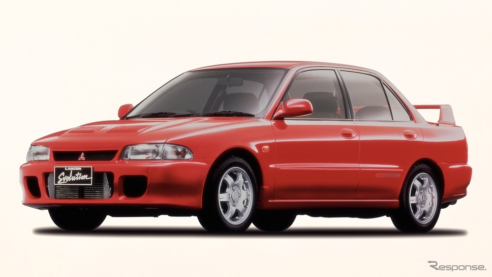 三菱ランサーエボリューション(1992年)《写真提供 三菱自動車》
