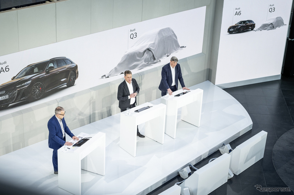 アウディが年次メディアカンファレンスにおいて2025年の新車計画を発表《photo by Audi》