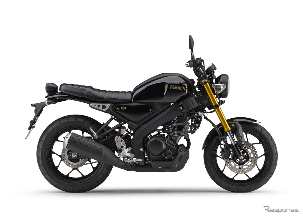 ヤマハ XSR125 ABS(ブラックメタリック12)《写真提供 ヤマハ発動機》