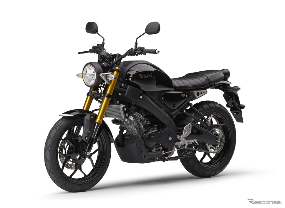 ヤマハ XSR125 ABS(ブラックメタリック12)《写真提供 ヤマハ発動機》