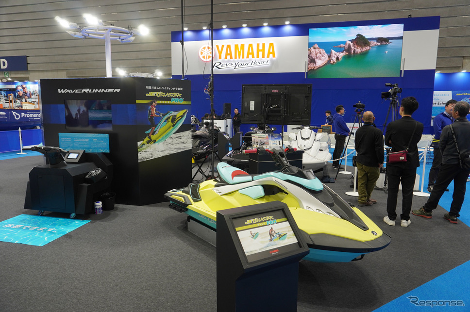 ヤマハ発動機の水上オートバイ「ウェーブランナー」《写真撮影 宮崎壮人》