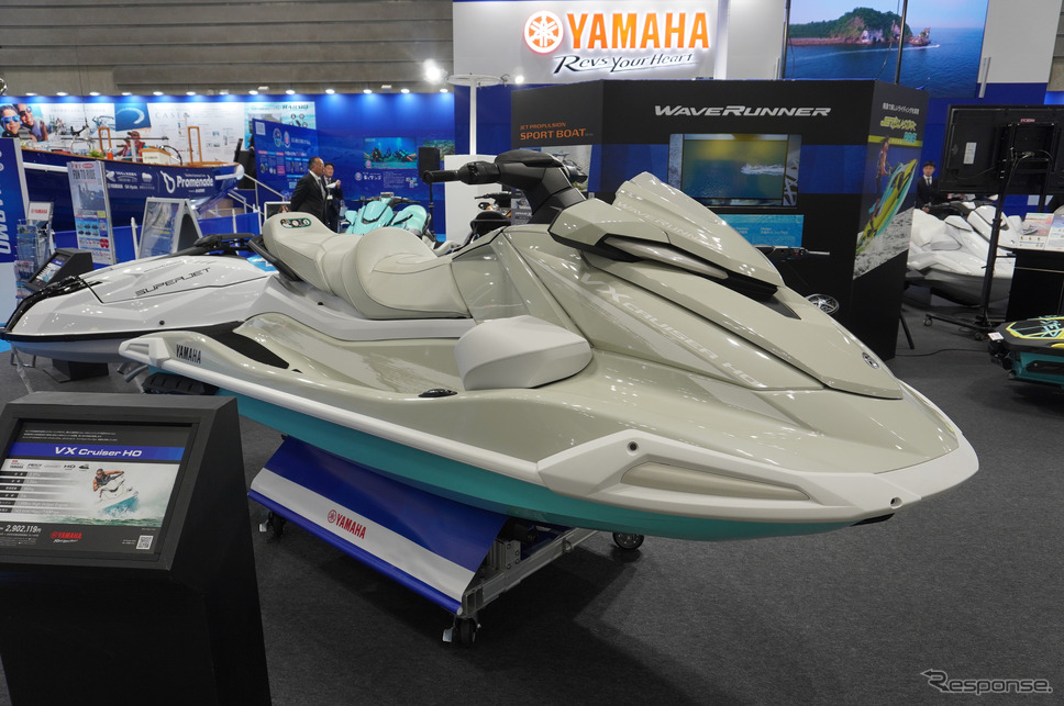 ヤマハ発動機の水上オートバイ「ウェーブランナー」《写真撮影 宮崎壮人》