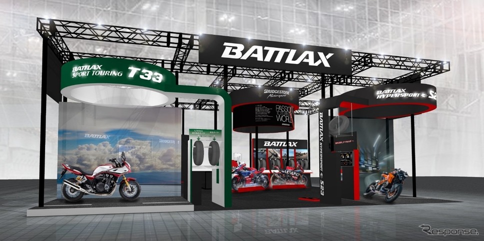 ブリヂストンは「断トツ性能」BATTLAXや見て・触れて体感できる展示、トークショー・イベントを展開…東京モーターサイクルショー《画像提供 ブリヂストン》