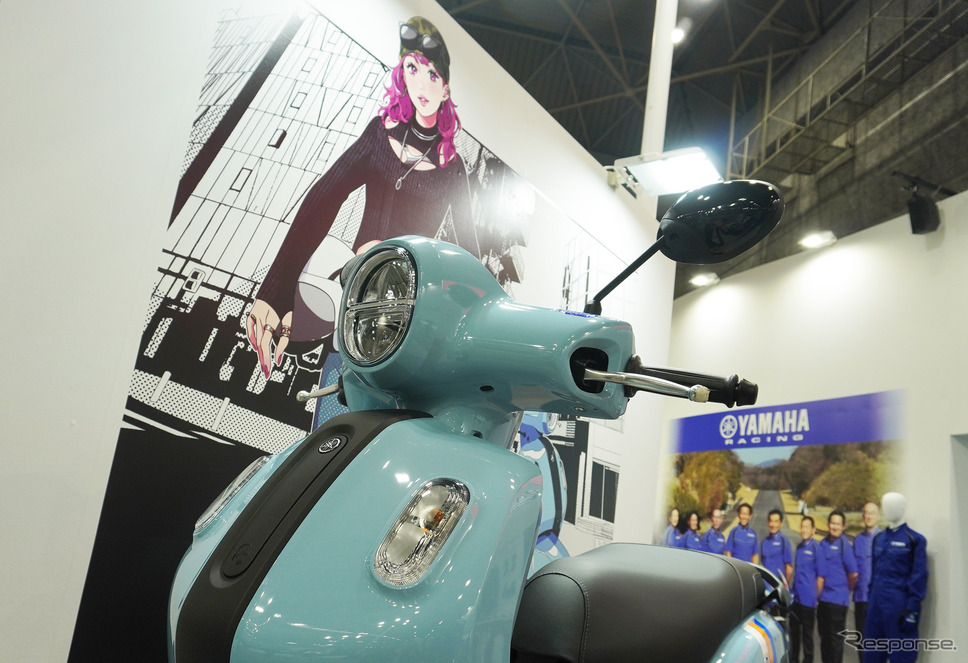 ヤマハがサプライズ公開した125ccスクーター『Fazzio(ファッジオ)』(大阪モーターサイクルショー2025)《写真撮影 宮崎壮人》