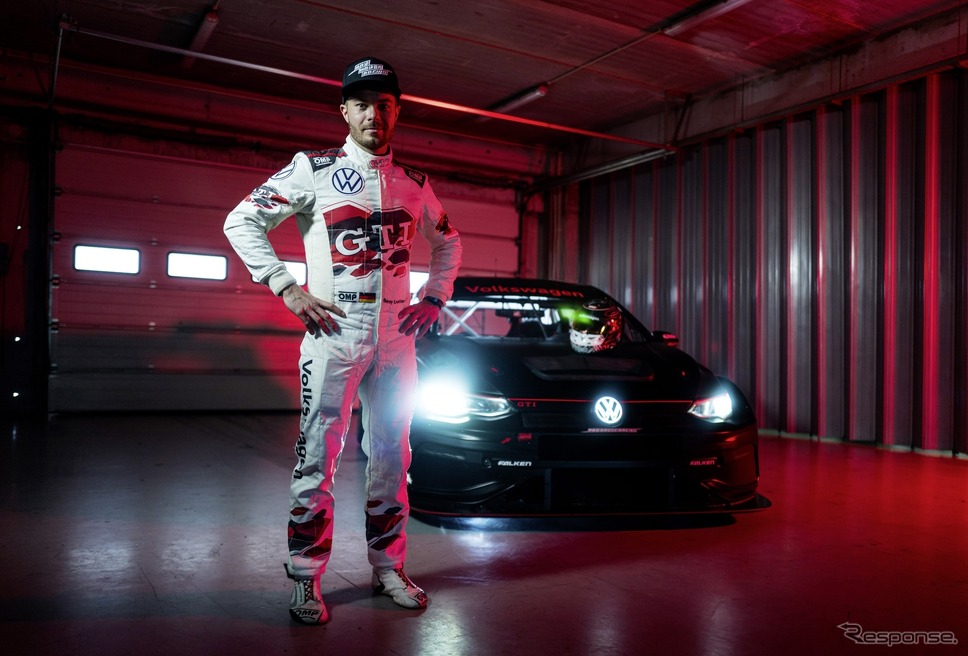 ベンジャミン・ロイヒター選手と「Golf GTI Clubsport 24h」《photo by VW》