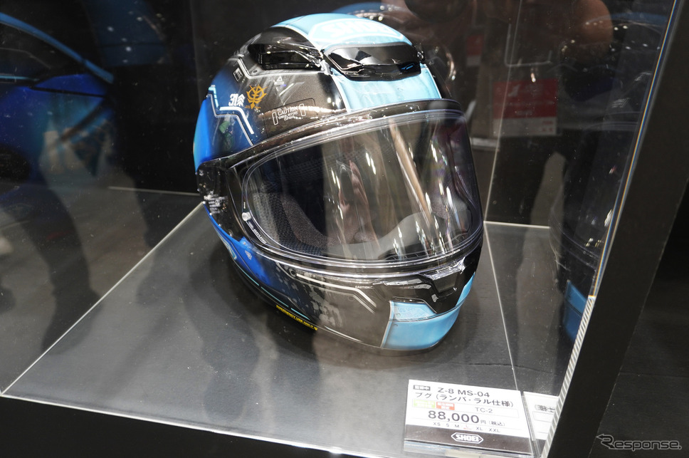 ランバ・ラルが搭乗したブグデザインのSHOEI『Z-8 MS-04 ブグ(ランバ・ラル仕様)』《写真撮影 宮崎壮人》