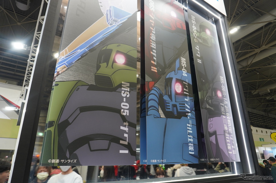 SHOEIが『機動戦士ガンダム THE ORIGIN』とのコラボヘルメットを公開(大阪モーターサイクルショー2025)《写真撮影 宮崎壮人》