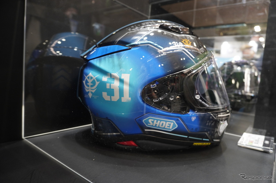 ランバ・ラルが搭乗したブグデザインのSHOEI『Z-8 MS-04 ブグ(ランバ・ラル仕様)』《写真撮影 宮崎壮人》