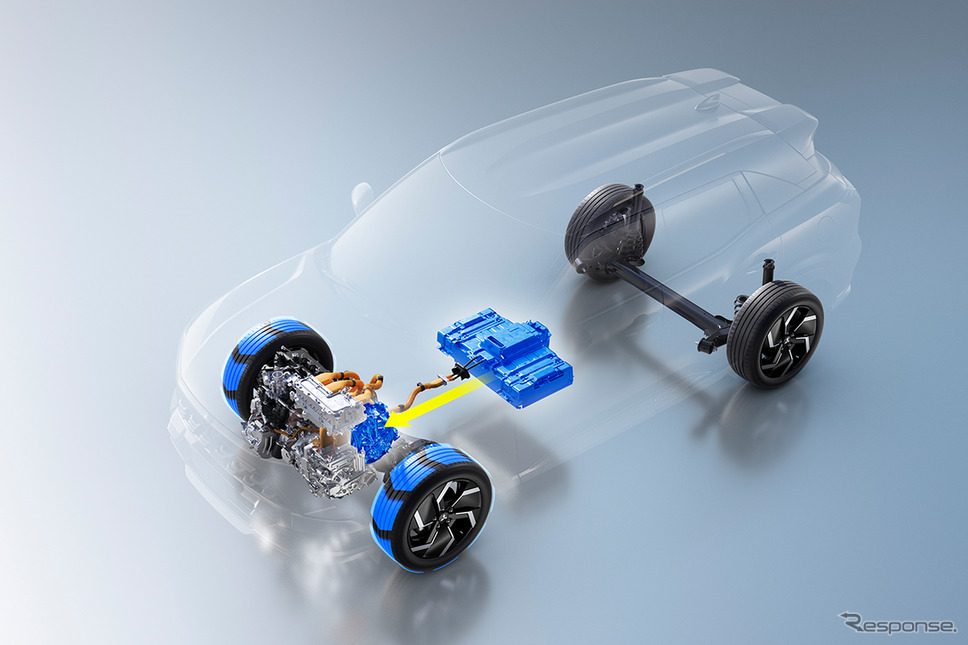 三菱『エクスフォース』のハイブリッド《写真提供 三菱自動車》