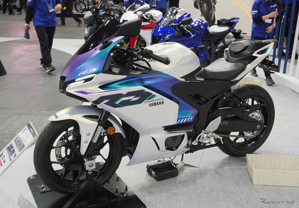 ヤマハ YZF-R3 2025年モデル(大阪モーターサイクルショー2025)《写真撮影 宮崎壮人》