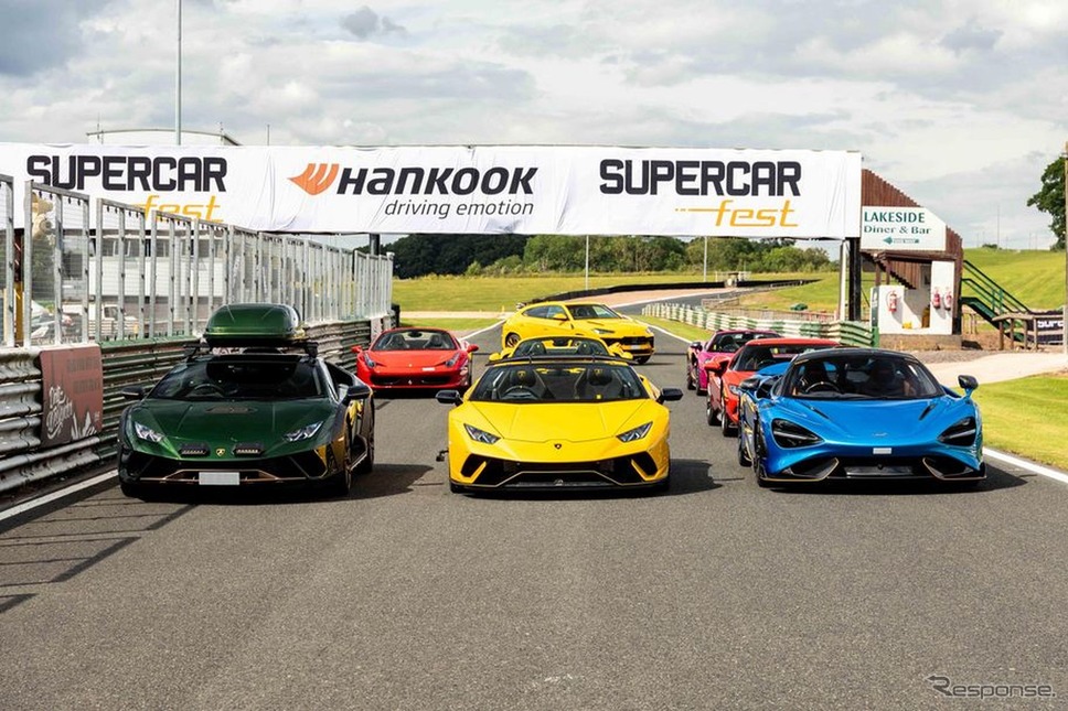 ハンコックが英「スーパーカーフェスト」の公式タイヤパートナーに《photo by Hankook》