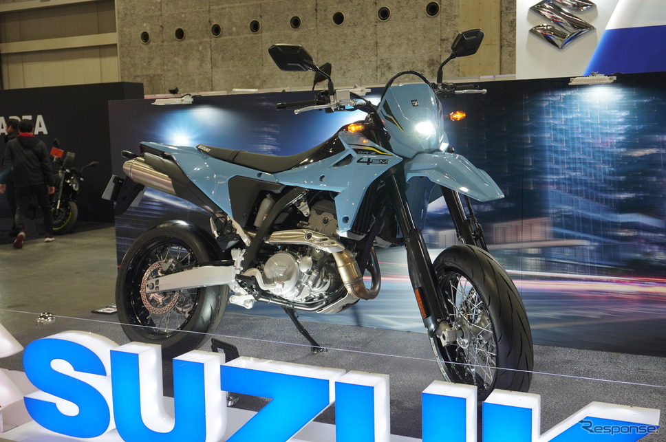 スズキ DR-Z4SM(大阪モーターサイクルショー2025)《写真撮影 宮崎壮人》