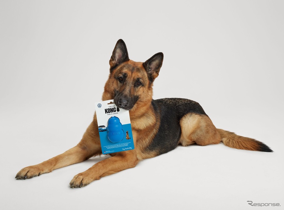 VWが電気ミニバン『ID. Buzz』にインスパイアされた犬用おもちゃを米国で限定発売《photo by VW》