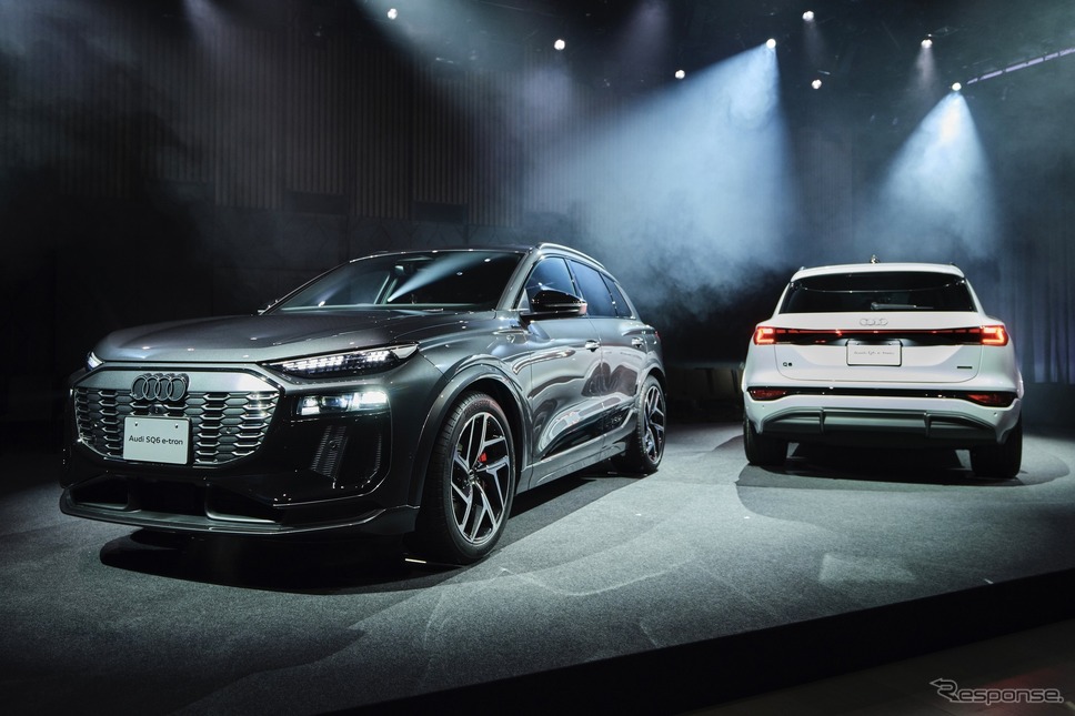 アウディ SQ6 e-tron(向かって左)とQ6 e-tron《写真提供 アウディジャパン》