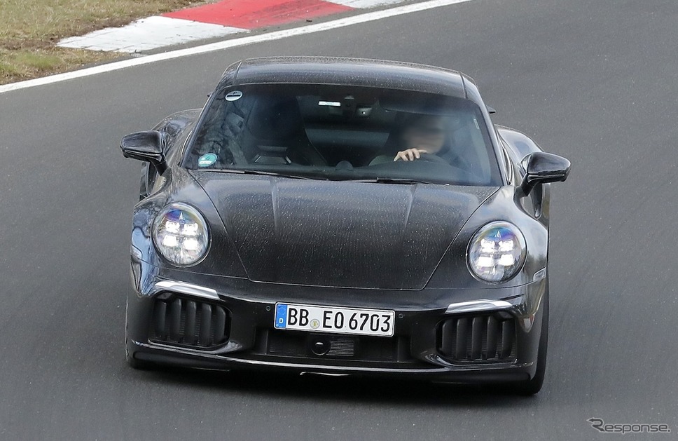 ポルシェ 911ターボS 改良新型のプロトタイプ《APOLLO NEWS SERVICE》
