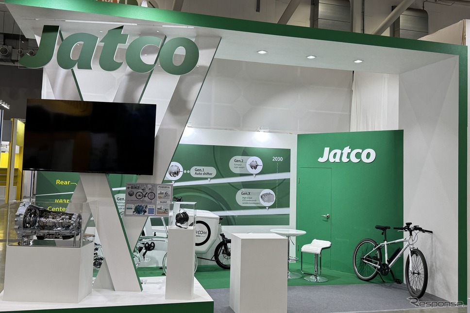 ジヤトコのブース(台北国際サイクルショー2025)《写真提供 ジヤトコ》
