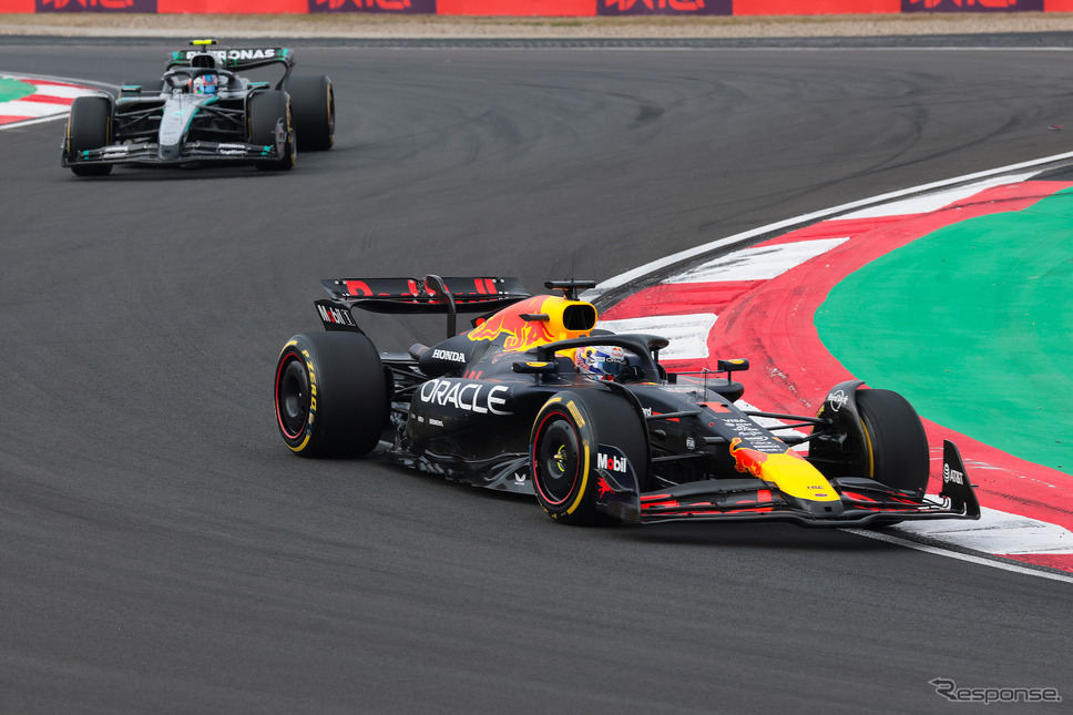 #1 M.フェルスタッペン/レッドブルRB21(2025年F1第2戦 中国GP)。《photo by Red Bull Content Pool》