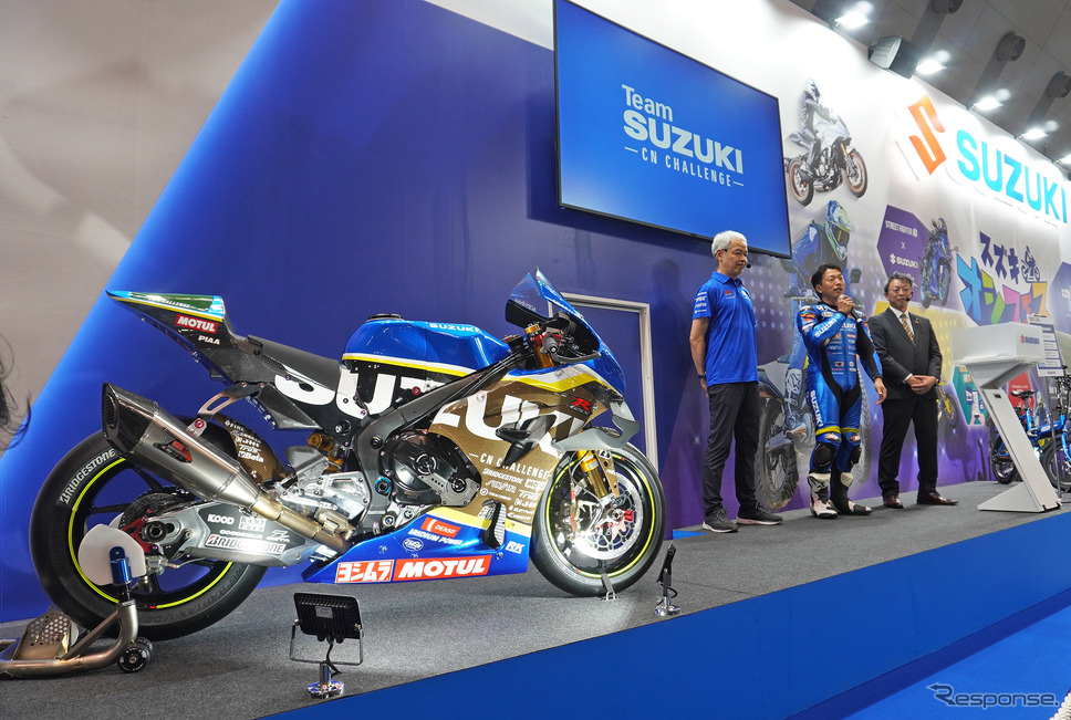 スズキが「鈴鹿8耐」参戦を発表(東京モーターサイクルショー2025)《写真撮影 宮崎壮人》