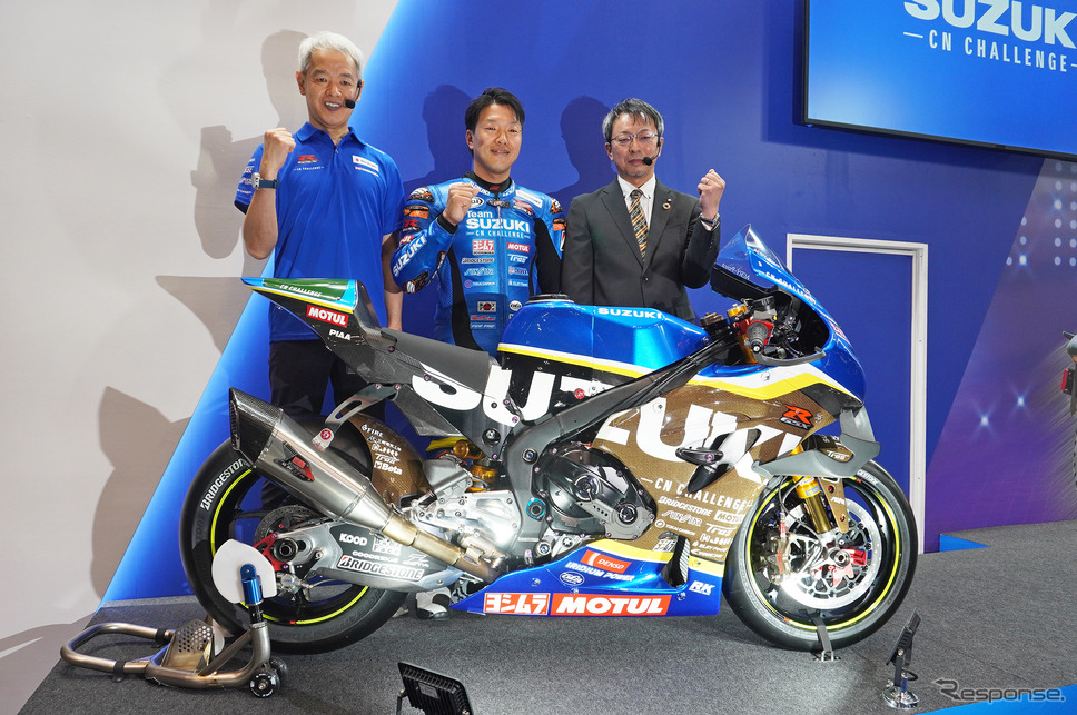 スズキが「鈴鹿8耐」参戦を発表(東京モーターサイクルショー2025)《写真撮影 宮崎壮人》