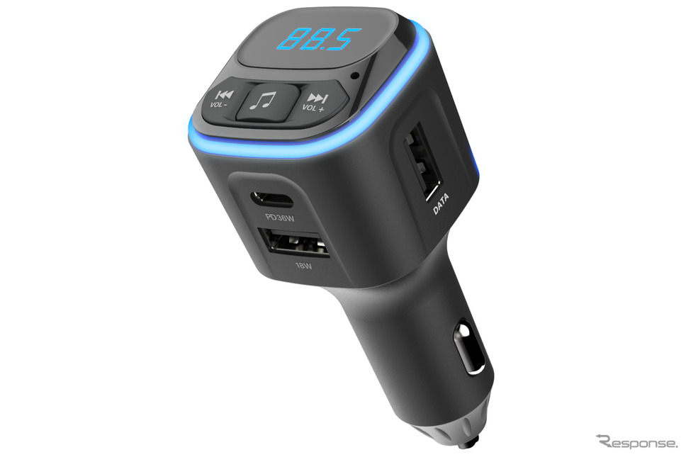 Kashimura・FMトランスミッター フルバンド USB2ポート(KD-271)Photo by カシムラ