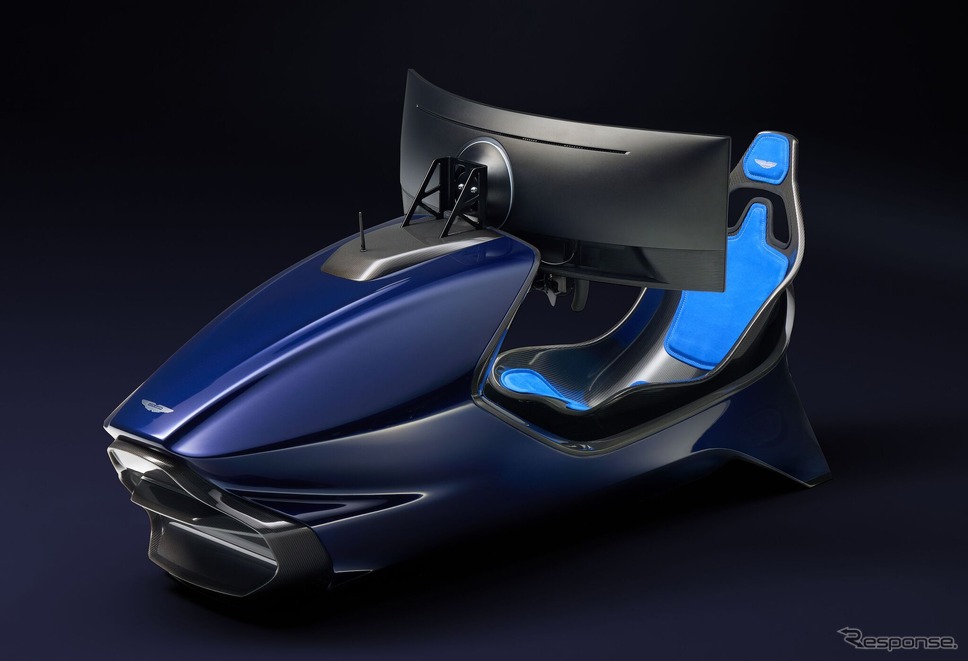 アストンマーティンとカーブレーシングシミュレーターズが共同開発した最新のレーシングシミュレーター「AMR-C01-R」《photo by Curv Racing Simulators》