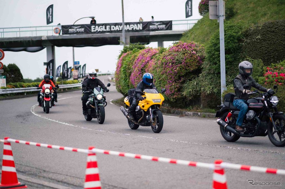 「モト・グッツィ」のファンイベント「MOTO GUZZI EAGLE DAY JAPAN 」2024年の様子《写真提供 ピアッジオグループジャパン》