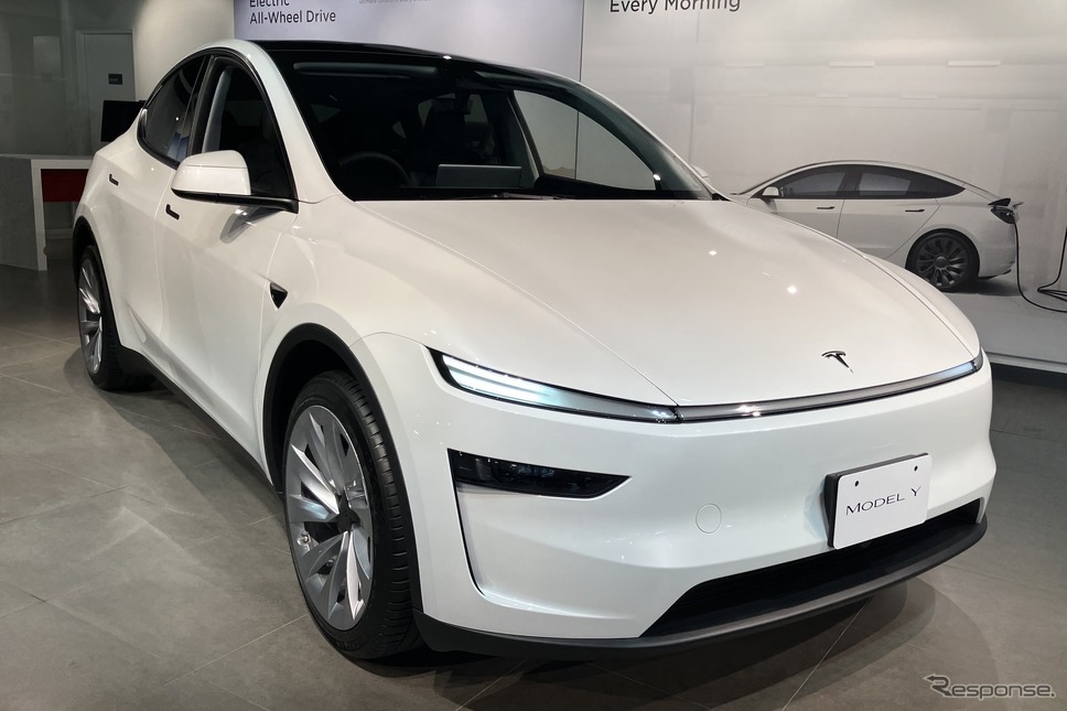 テスラ・モデルY《写真撮影 高木啓》